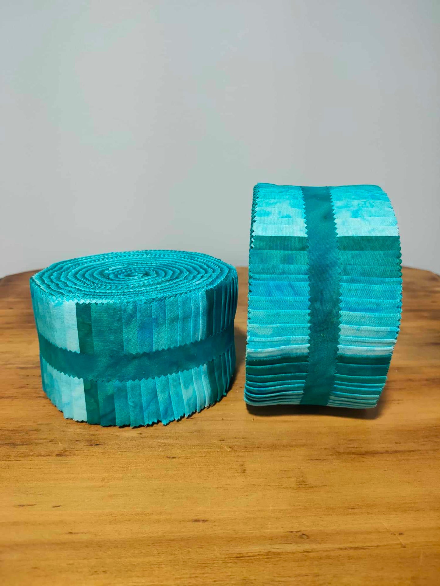 Solid Teal Jelly Roll